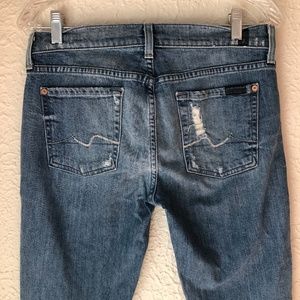 7 for all Mankind The Skinny Jeans Light Wash 29